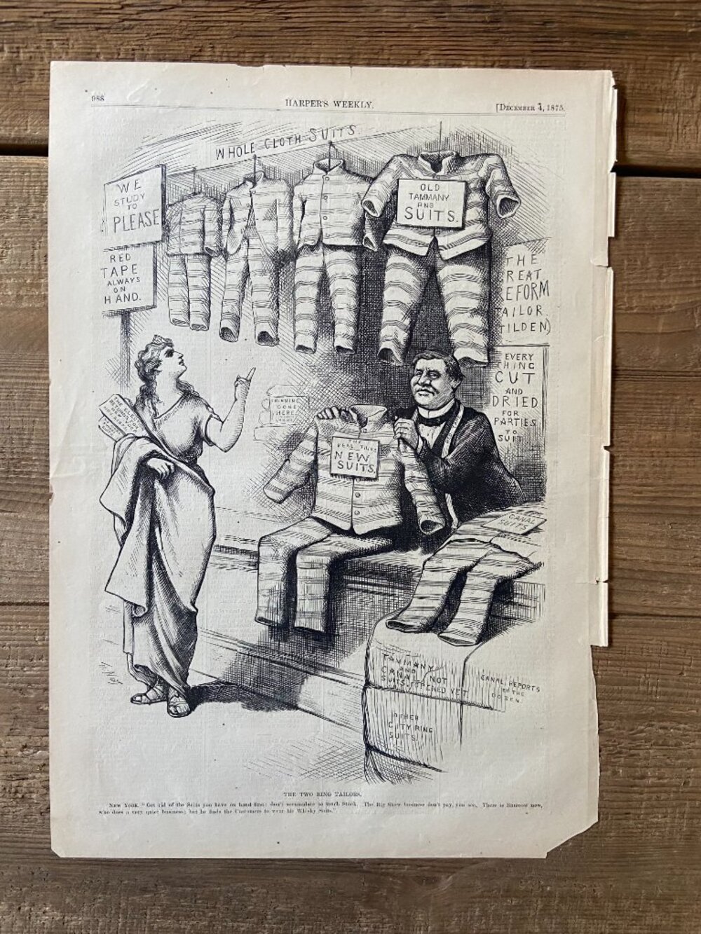 Harper's Weekly, Thomas Nast, Political Cartoon, Political Cartoon